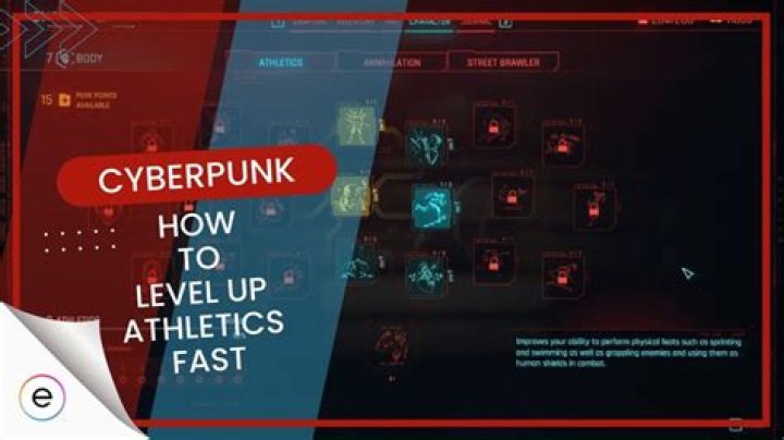 How do you level Athletics in Cyberpunk 2077?