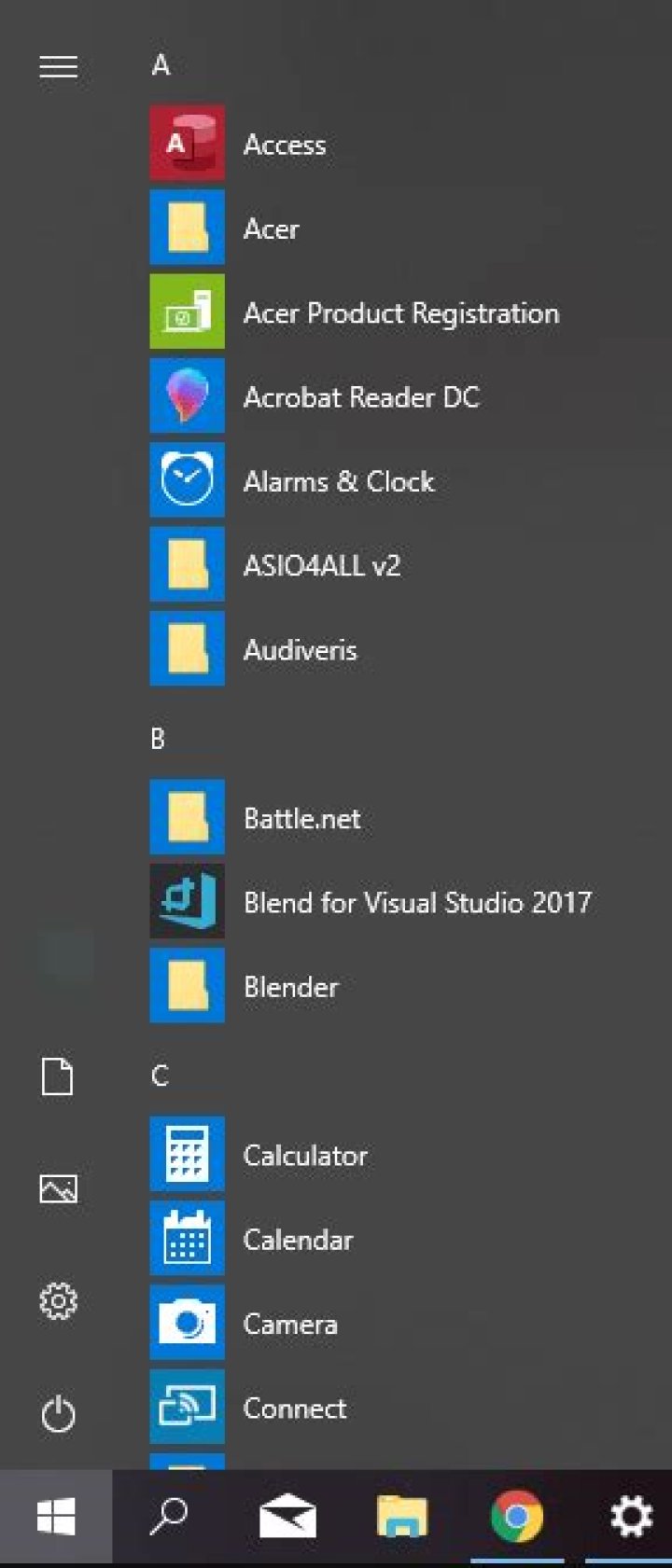 How do you rename an installed application in Windows 10?