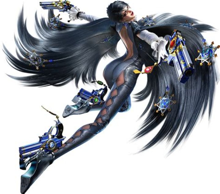 How Does Bayonetta shoot the guns on her feet?