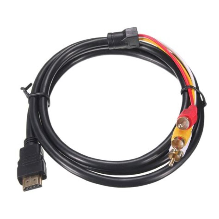 How does HDMI-to-RCA cables without converters work?