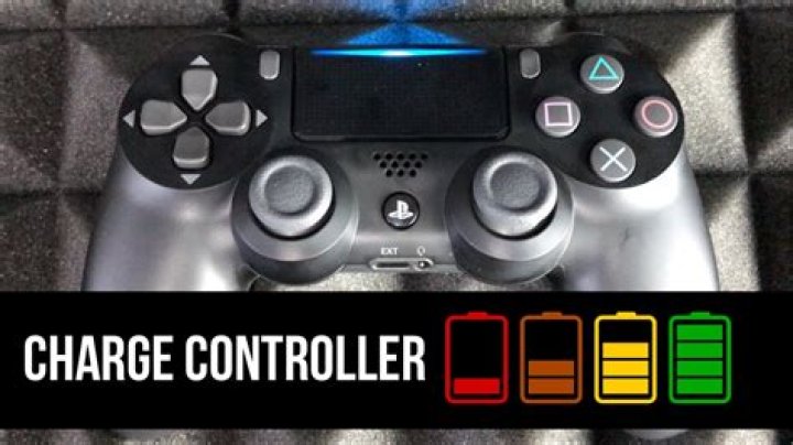 How long does it take a PS4 controller to charge enough to turn on?