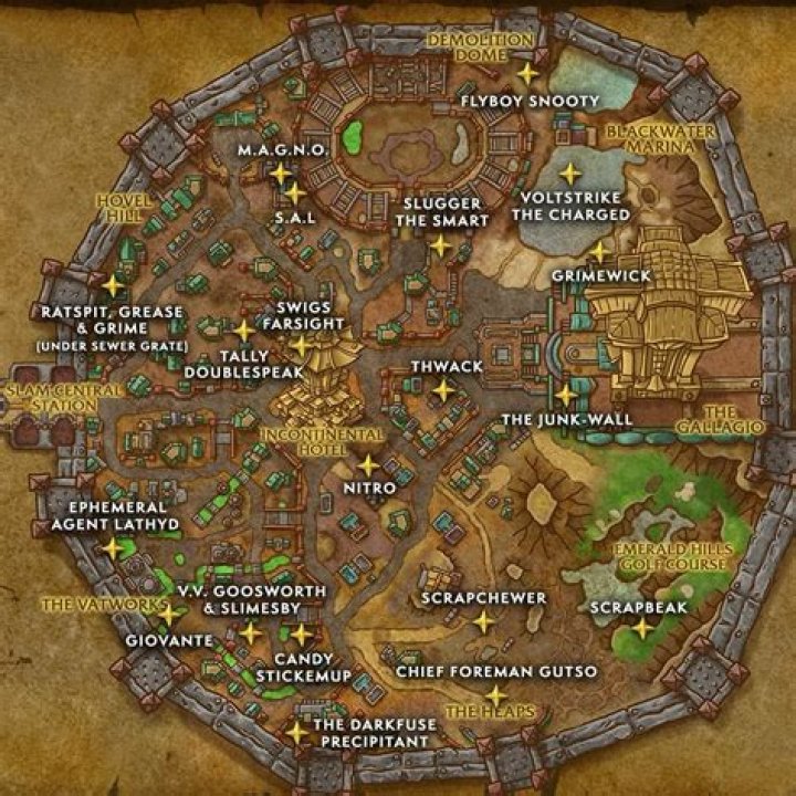 How many quartermasters are there in the slums?