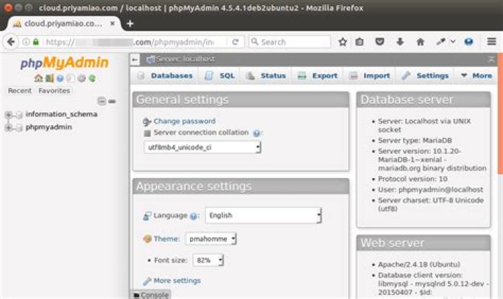 how to access phpmyadmin in lamp