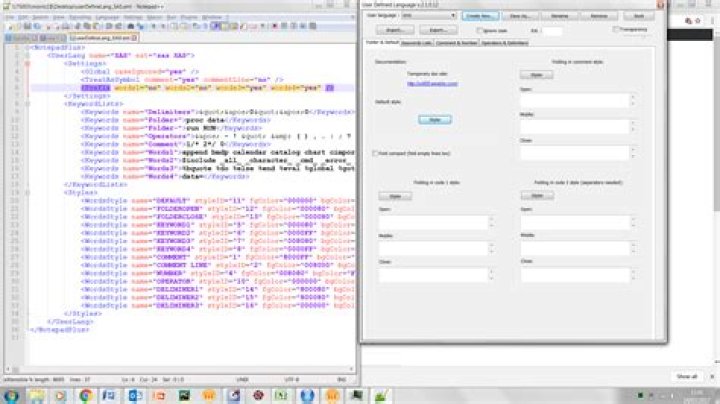 How to add User Defined Language XML File to Notepad++