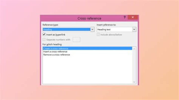 How to automatically update the reference and cross-reference in MS Word?