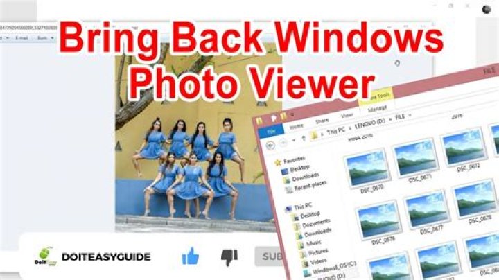 How to bring back Photo Viewer in Windows 10?