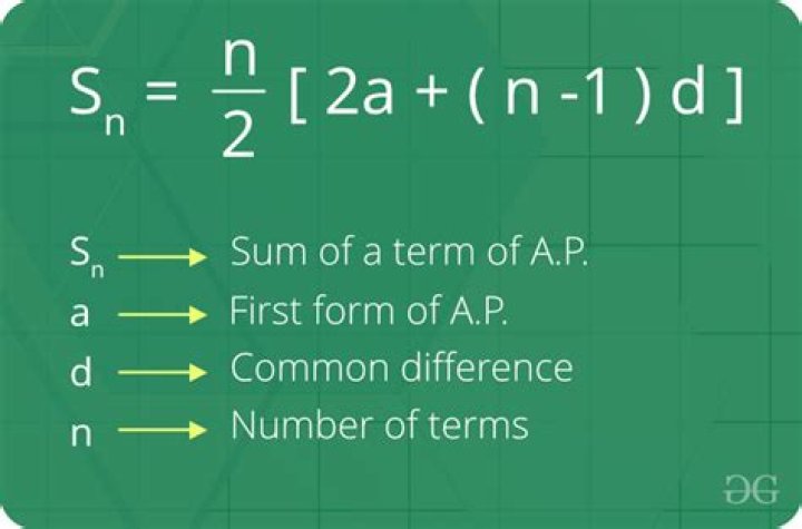 How to calculate the nth term and the sum in this series if the common difference between them isn't explicit?