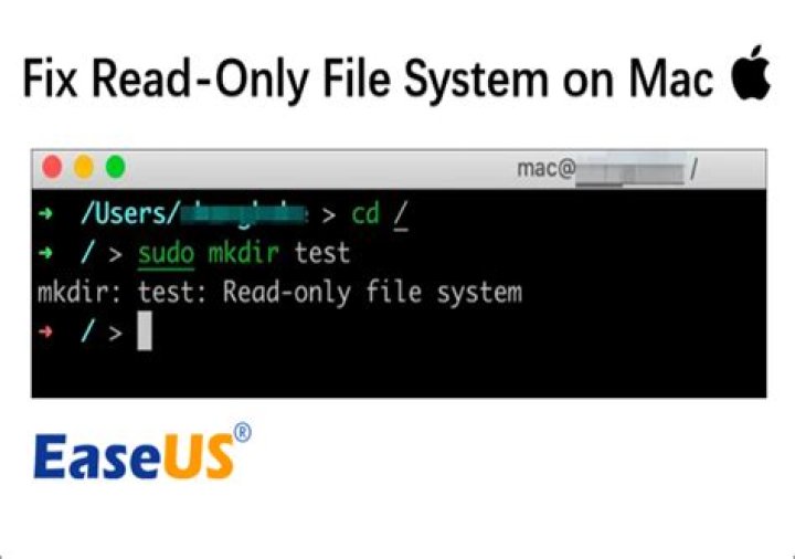 How to change a read-only file system to a writable file system on Mac Monterey?