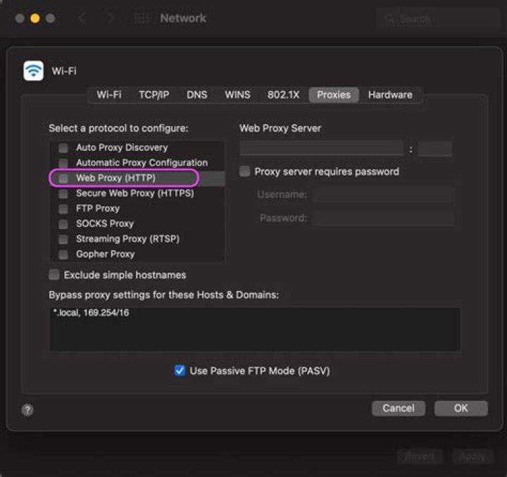 How to change proxy setting using Command line in Mac OS?