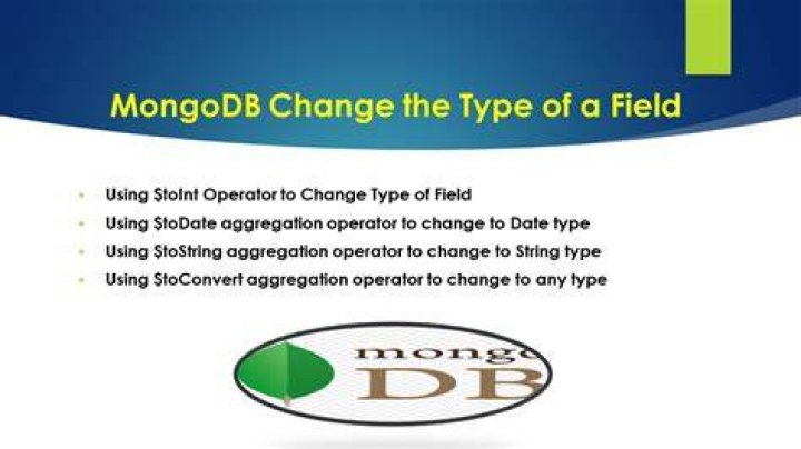 How to change the type of a field?