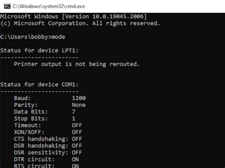 How to check COM ports in Windows 10?
