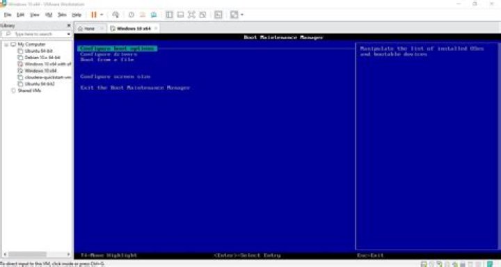 how to configue vmware workstation 15 to boot a virtual machine from a bootable usb drive