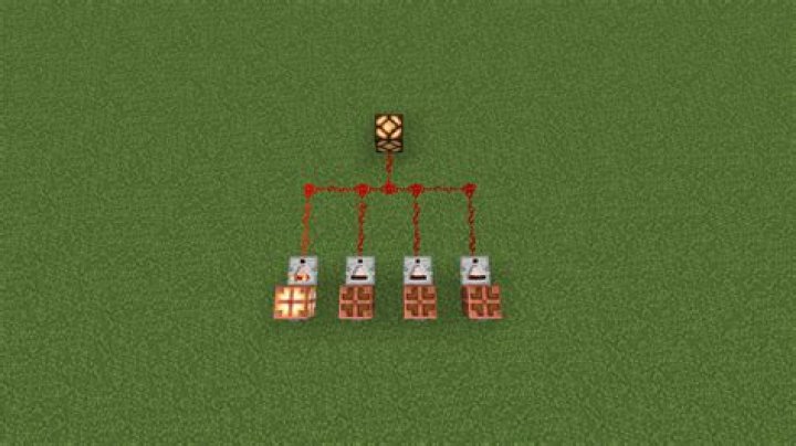 How to control a redstone lamp with command block?
