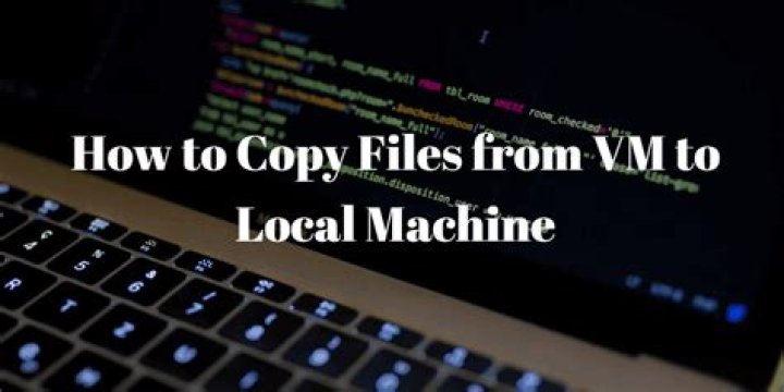 How to copy files from a virtual machine to a local machine?