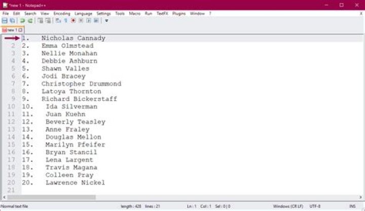 How to create a macro in Notepad++ that will save a file as a different name?