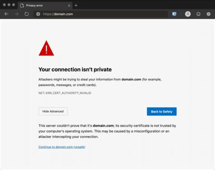 How to debug ERR_PROXY_CERTIFICATE_INVALID?