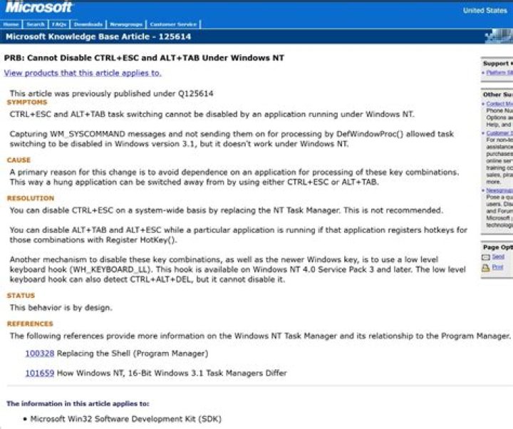 How to disable alt+tab in windows 10 without autohotkey