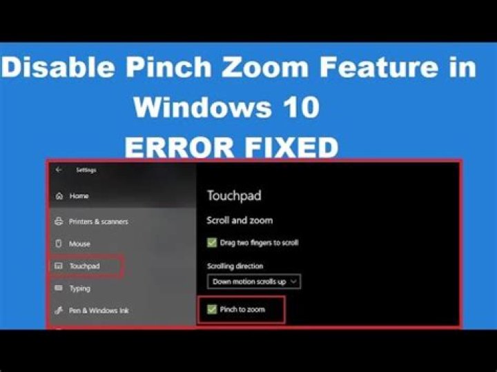 How to disable pinch-to-zoom in Firefox on Windows 10?