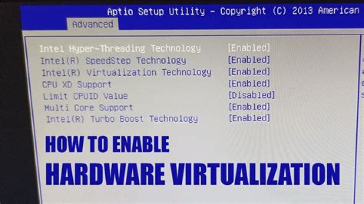 How to enable hardware virtualization on a MacBook?