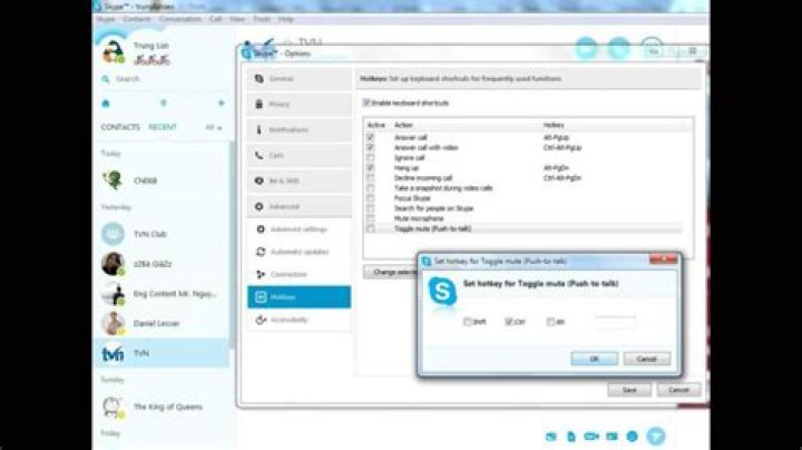 How to enable push to talk for Skype for Business
