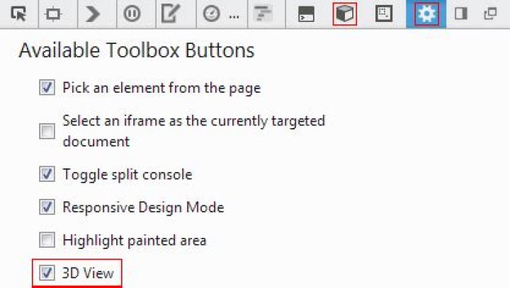 How to enable the new 3D page inspector view in Firefox 11