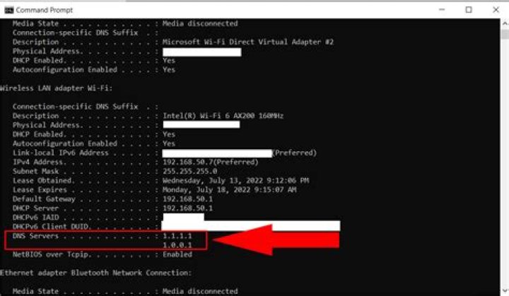 How to find my DNS Server address in Windows 7