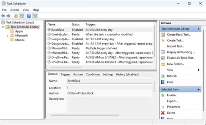 How to find out the reason why a scheduled task hang?