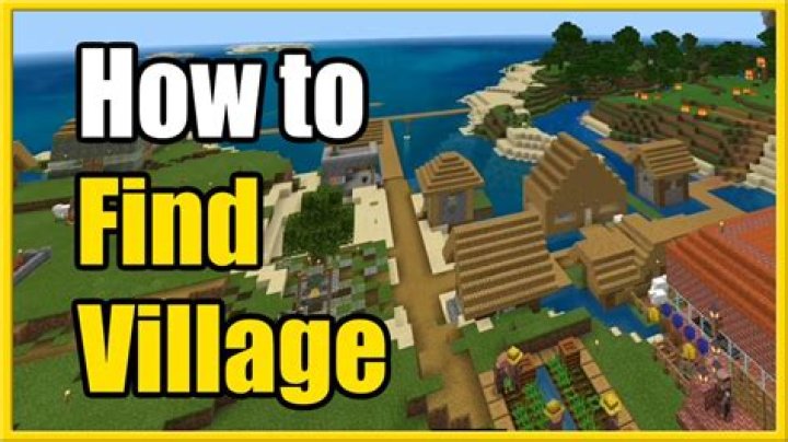 How to find villages in Minecraft PE?