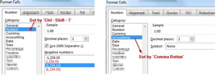 How to get Excel format left-aligned for numbers?