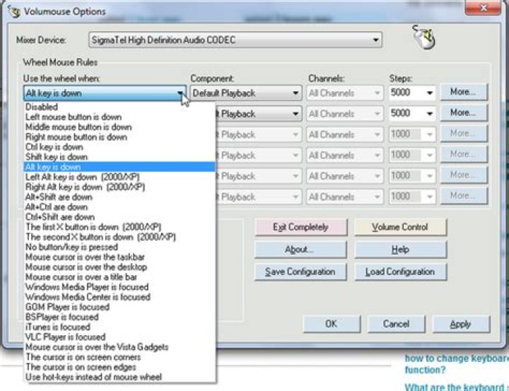 How to get volume hotkeys in W7?