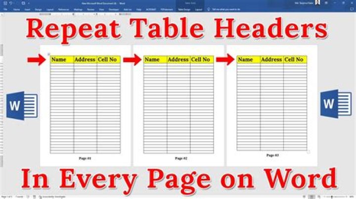 How to get Word to repeat a Heading?