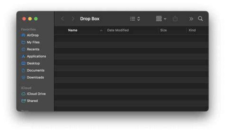 How to go up a directory in Finder?