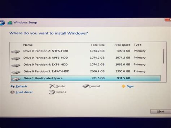 How to hide ext4 and dm-crypt partitions from a windows (7) install?