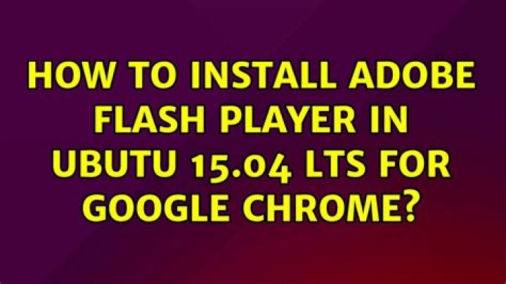 How to install adobe flash player in ubutu 15.04 LTS for google chrome? [duplicate]