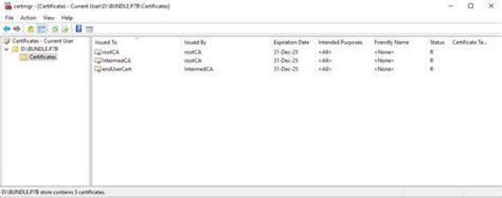 How to load PKCS7 (.p7b) file in java