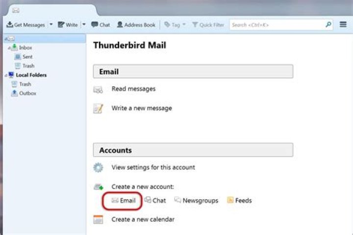 How to log out of a specific account in Thunderbird