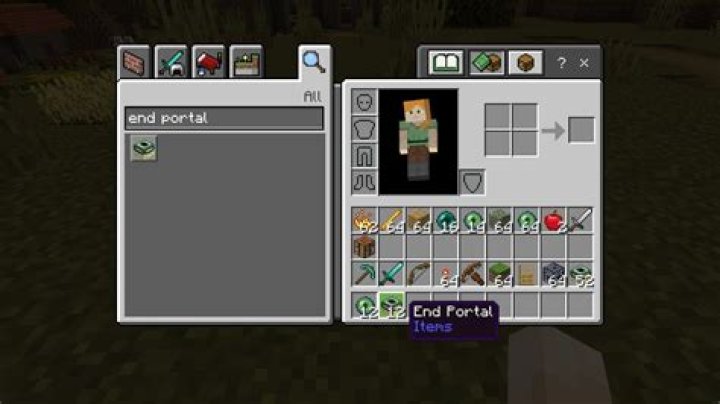 How to make an end portal