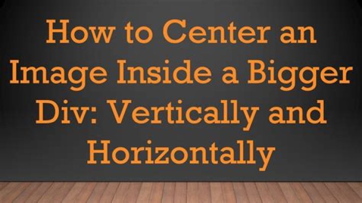 How to make an image center (vertically & horizontally) inside a bigger div [duplicate]