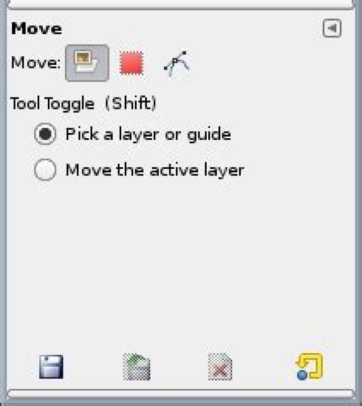 How to move an inserted text box in GIMP