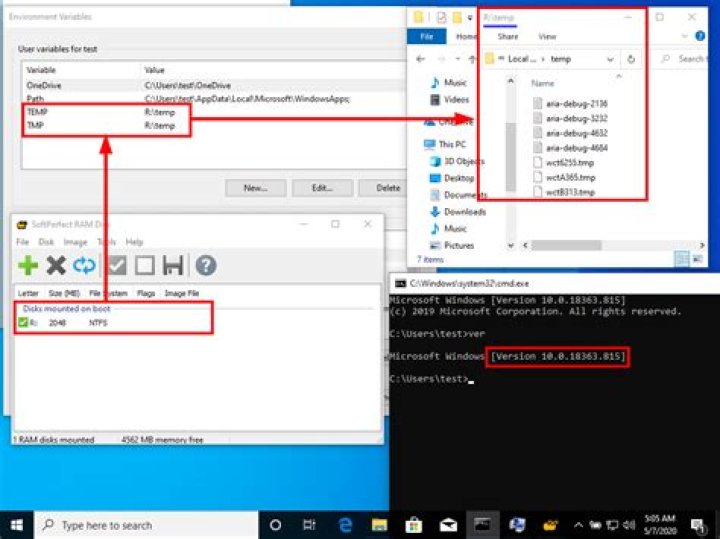 How to move vlc temp folder to ramdisk?