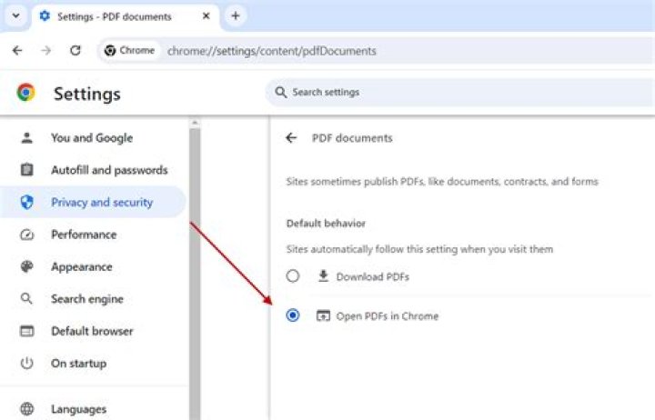 How to open pdf in Chrome's integrated viewer without downloading it