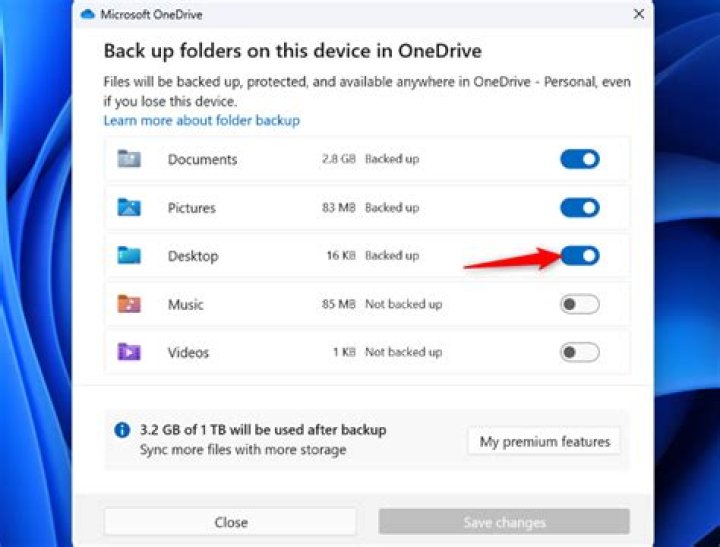How to prevent a folder from being synced on OneDrive?