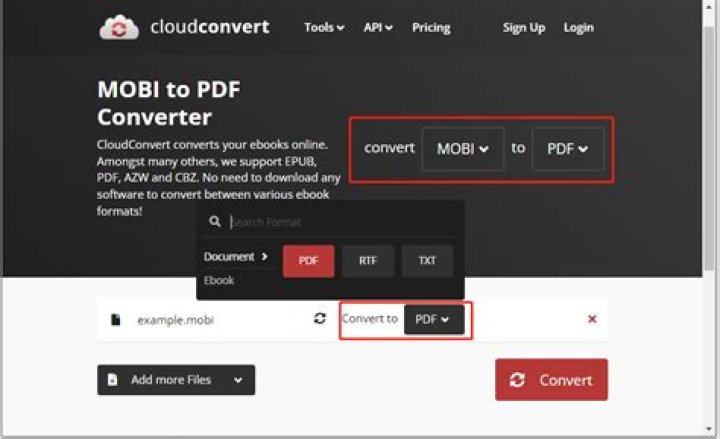 How to properly convert a PDF to Mobi with Calibre?