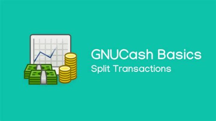 How to quickly split transaction between two accounts in GnuCash?