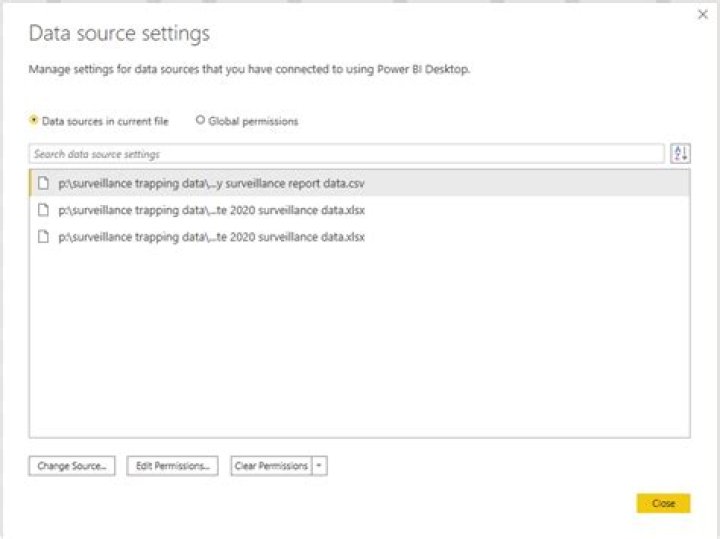 How to remove a data source from Power BI Desktop?