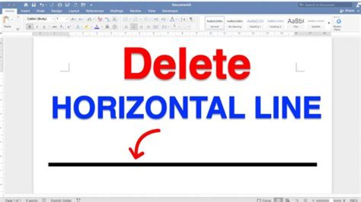 How to remove horizontal line from PowerPoint background graphic?