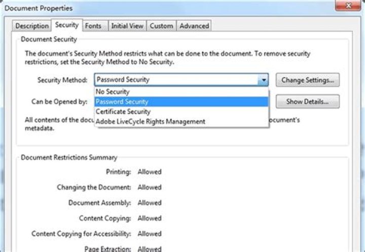 How to remove security from a PDF file?