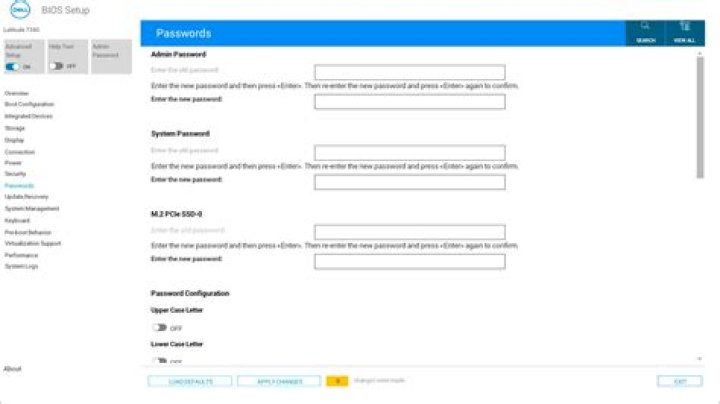 How to reset the BIOS password on a Dell Latitude?