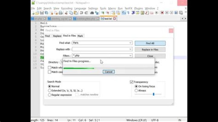 How to search strings inside files like in Windows without search monkey?