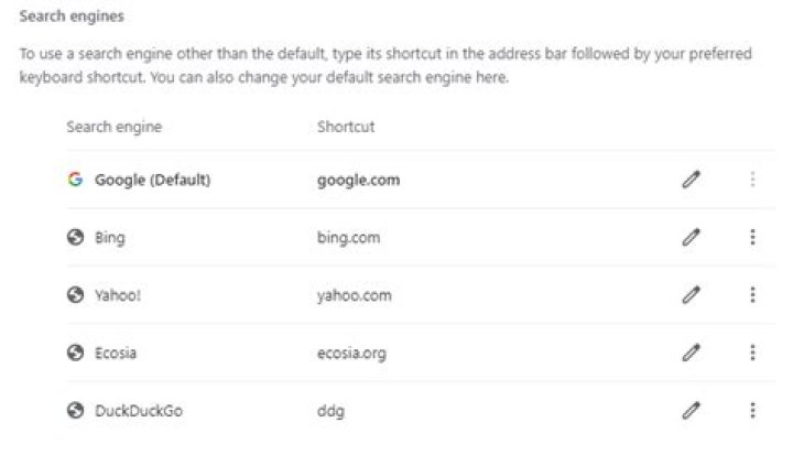 How to set different search engine in incognito mode?